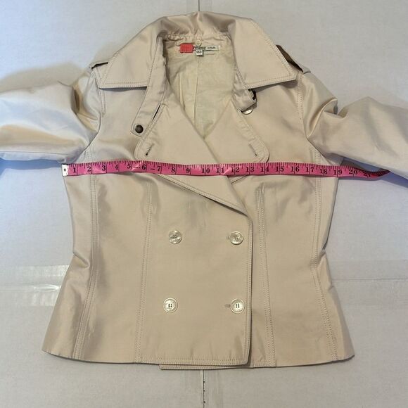 GIANFRANCO FERRE women’s double breasted jacket size 42 missing belt - Picture 13 of 15